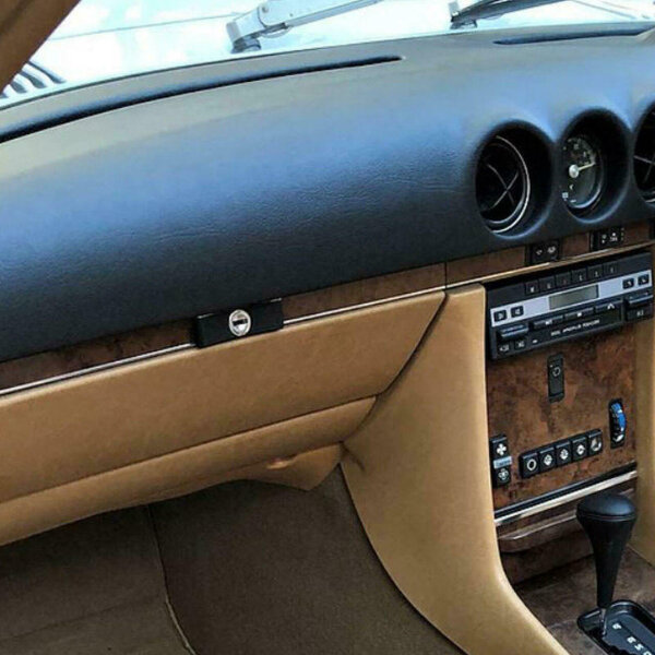 Armaturenbrett Cover Dashboard für Mercedes SL 107 & SLC Rechtslenker RHD schwarz