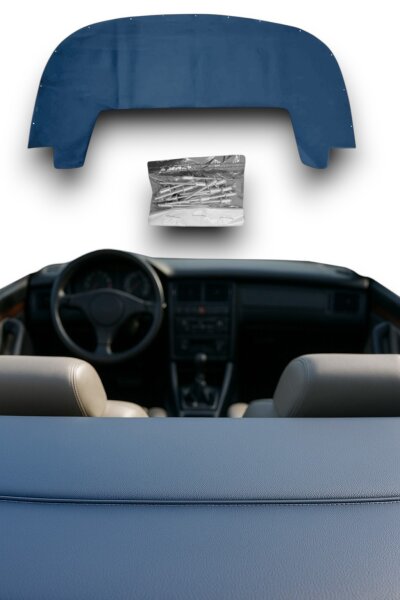 Verdeckkastenbezug Bezug Verdeckkasten für Audi 80 Cabrio blau