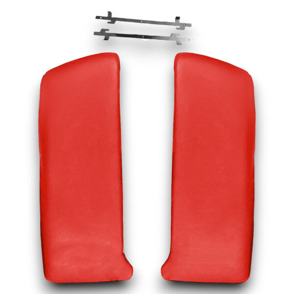 Türtaschen Türfächer Kartentasche für Mercedes SL R107 W107 Paar rot