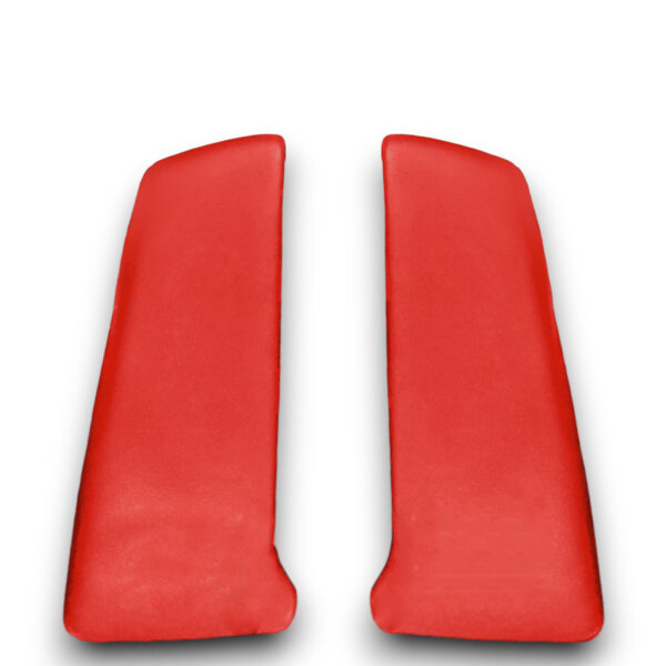 Türtaschen Türfächer Kartentasche für Mercedes SL R107 W107 Paar rot