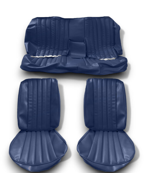 Sitzbezüge Bezüge für Mercedes Benz W114 W115 /8 Coupe blau