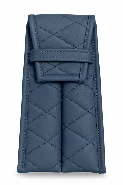 Tasche Etui für Verdeckhebel Verdeckgriffe für Mercedes SL R107 blau
