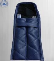 Tasche Etui für Verdeckhebel Verdeckgriffe für Mercedes SL R107,blau
