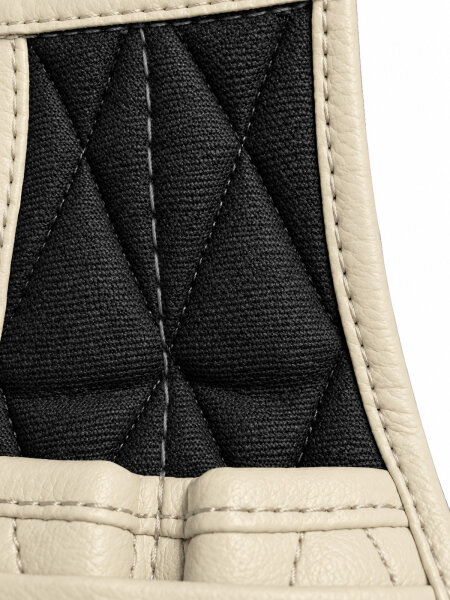 Tasche Etui für Verdeckhebel Verdeckgriffe für Mercedes SL R107 pergament