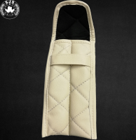 Tasche Etui für Verdeckhebel Verdeckgriffe für Mercedes SL R107,pergament