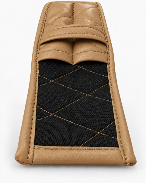 Tasche Etui für Verdeckhebel Verdeckgriffe für Mercedes SL R107 dattel