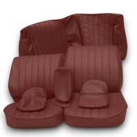 Sitzbezüge Bezüge für Mercedes W123 Limousine 1 & 2. Serie bis 08.1982 D.rot
