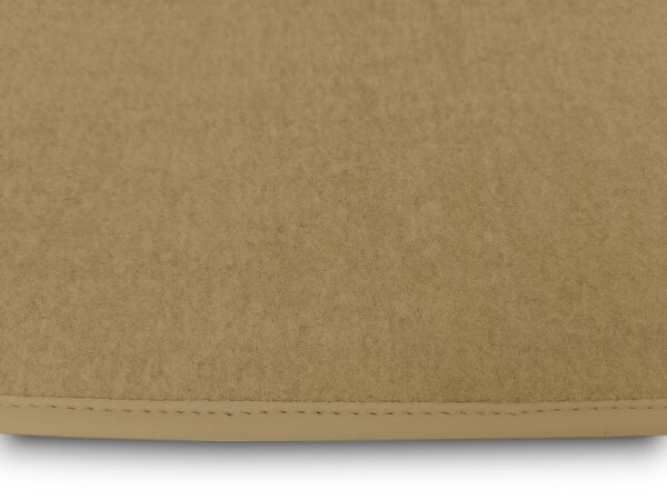 Teppichsatz Teppich für Mercedes W108 SE 1965-1969 Gummi Absatzschoner dattel