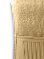 Teppichsatz Teppich für Mercedes SL107 R107/W107 Gummi Absatzschoner dattel