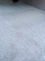 Teppichsatz Teppich für Mercedes SL107 R107/W107 Gummi Absatzschoner grau (Velours)