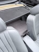 Teppichsatz Teppich für Mercedes SL107 R107/W107 Gummi Absatzschoner grau