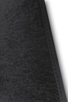 Teppichsatz Teppich für Mercedes SL107 R107/W107 Gummi Absatzschoner schwarz