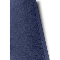 Teppichsatz Teppich für Mercedes W110 kleine Heckflosse Gummi Absatzschoner blau (Velours)