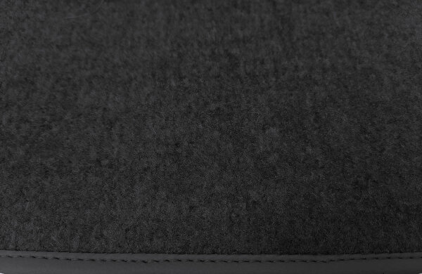 Teppichsatz Teppich für Mercedes W110 kleine Heckflosse Gummi Absatzschoner schwarz