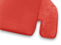 Teppichsatz Teppich, Gummi Absatzschoner für BMW E9 1968 - 1975 rot