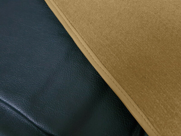 Kofferraumteppichsatz für Mercedes-Benz SL R107 W107 Velours dattel
