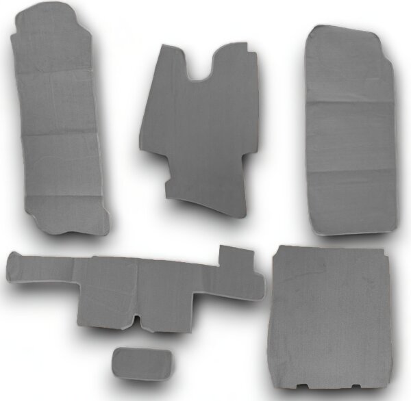 Kofferraumteppich Teppicsatz für Mercedes Benz SL R107 W107  grau
