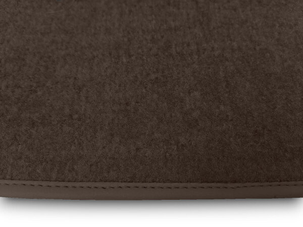 Kofferraumteppichsatz für Mercedes-Benz SL R107 W107 Velours braun