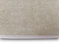Teppichsatz Teppich für Mercedes Benz W126 SE Gummi Absatzschoner beige