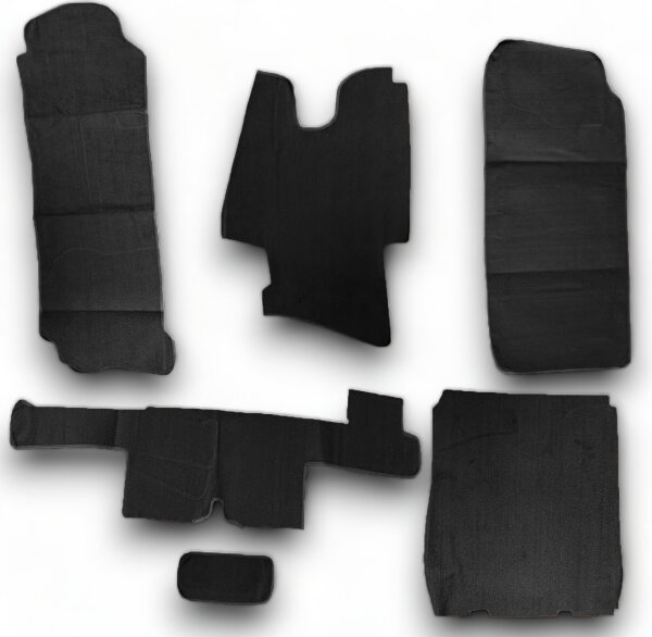 Kofferraumteppich Teppicsatz für Mercedes Benz SL R107 W107  schwarz