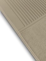 Teppichsatz Teppich für Mercedes Benz W116 SE Gummi Absatzschoner beige