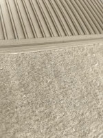 Teppichsatz Teppich für Mercedes Benz W116 SE Gummi Absatzschoner beige