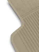 Teppichsatz Teppich für Mercedes Benz W116 SE Gummi Absatzschoner beige