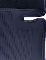 Teppichsatz Teppich für Mercedes W116 SE Gummi Absatzschoner blau