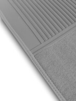 Teppichsatz Teppich für Mercedes Benz W116 SE Gummi Absatzschoner grau