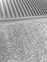 Teppichsatz Teppich für Mercedes Benz W116 SE Gummi Absatzschoner grau