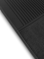 Teppichsatz Teppich für Mercedes Benz W116 SE Gummi Absatzschoner schwarz