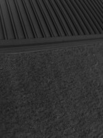 Teppichsatz Teppich für Mercedes Benz W116 SE Gummi Absatzschoner schwarz