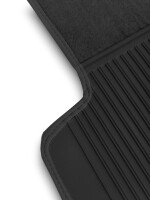 Teppichsatz Teppich für Mercedes Benz W116 SE Gummi Absatzschoner schwarz