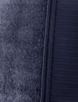 Teppichsatz Teppich für Mercedes W116 SEL Gummi Absatzschoner blau