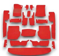 Teppichsatz Teppich für Mercedes W116 SEL Gummi...