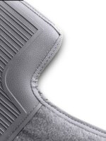 Teppichsatz Teppich für Mercedes W111 große Heckflosse Gummi Absatzschoner grau