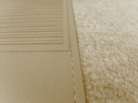 Teppichsatz Gummi für Mercedes W109 automatik & Schalter 1965-1969 beige