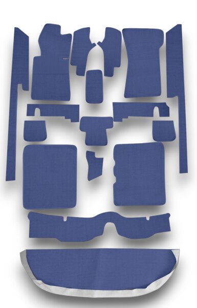 Teppich Teppichsatz Für Mercedes W123 Lim. Dattel Velour Absatzschutz