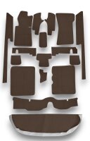 Teppichsatz Teppich für Mercedes Benz C107 Gummi...