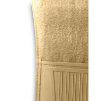 Fußmatten Teppich passend für Mercedes Benz SL107 R107/W107 4 teilig dattel (Velours)