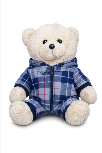 Teddy PS-Paule Maskottchen Oldtimer Rennsportjacke für Mercedes