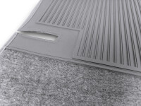 Fußmatten Teppich passend für Mercedes Benz SL107 R107/107 4 teilig Rechtslenker grau (Velour)