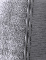 Fußmatten Teppich passend für Mercedes Benz SL107 R107/107 4 teilig Rechtslenker grau (Velour)