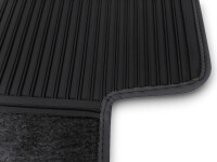 Fußmatten Teppich passend für Mercedes Benz SL107 R107/107 4 teilig Rechtslenker schwarz (Velour)