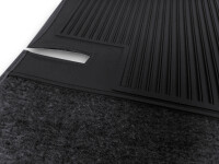 Fußmatten Teppich passend für Mercedes Benz SL107 R107/107 4 teilig Rechtslenker schwarz (Velour)