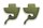 Sonnenblendenclips Halter für Mercedes Benz W123 W201 W124 W126 W140 grün