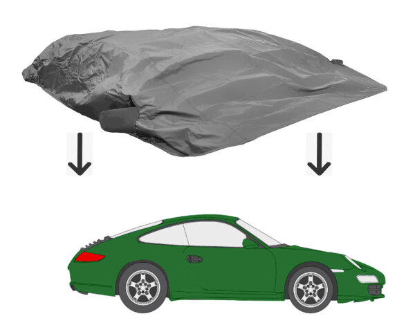 Halbgarage / Halbcover für Porsche 911 1999–2012