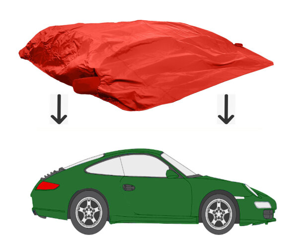 Halbgarage / Halbcover für Porsche 911 1999–2012