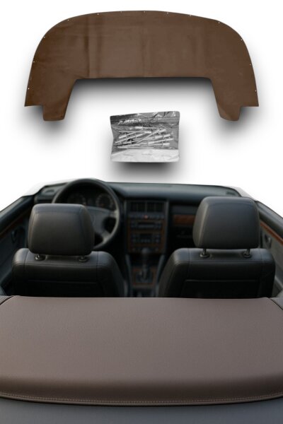 Verdeckkastenbezug Bezug Verdeckkasten für Audi 80 Cabrio braun