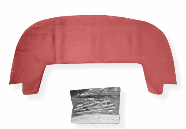 Verdeckkastenbezug Bezug Verdeckkasten für Audi 80 Cabrio rot